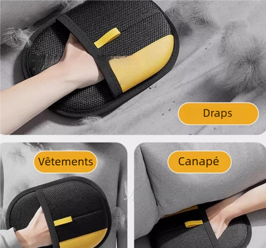 PetGlov™ – Gant de nettoyage pour poils d’animaux