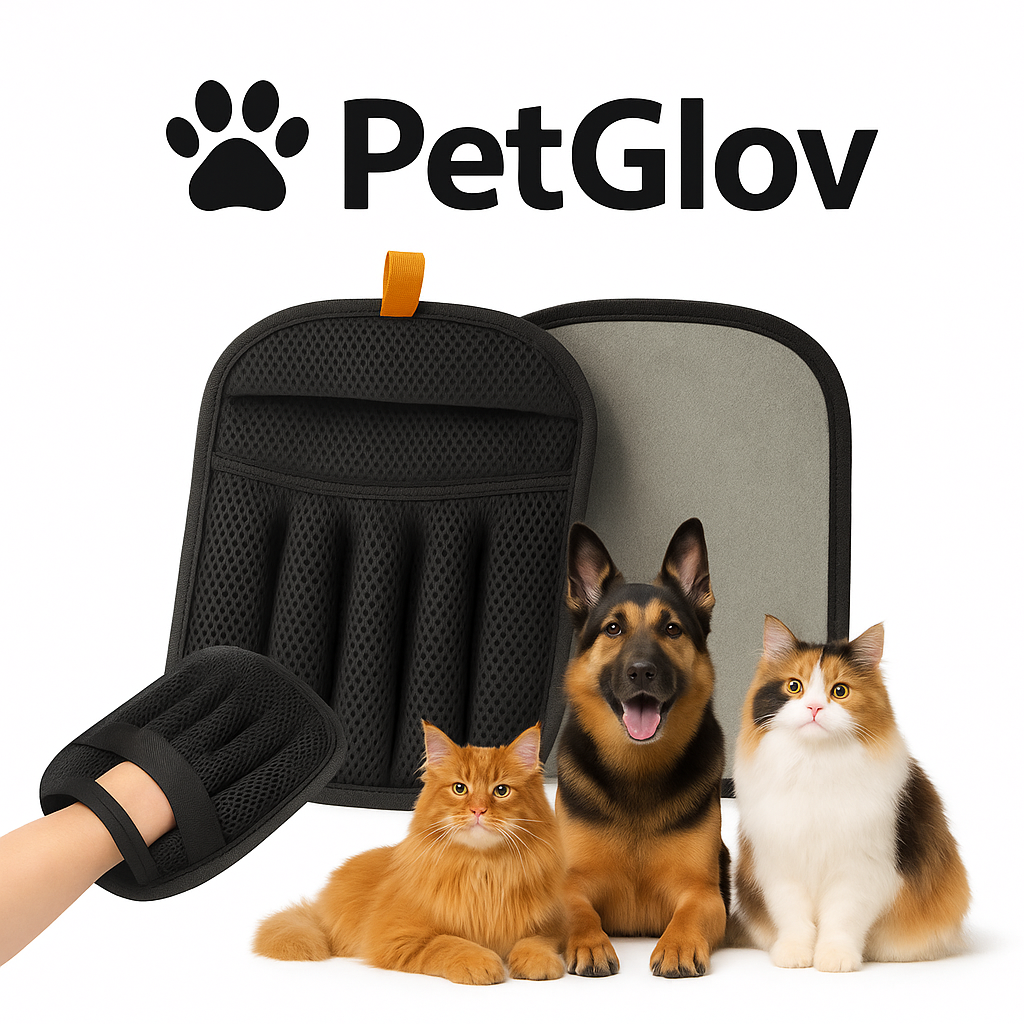 PetGlov™ – Gant de nettoyage pour poils d’animaux